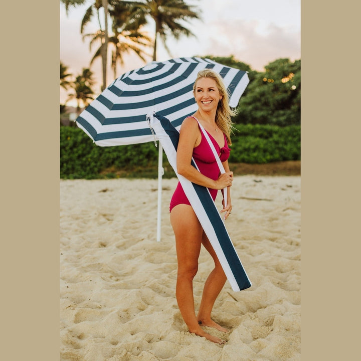 Picnic Time 5.5 Ft. Portable Beach Umbrella