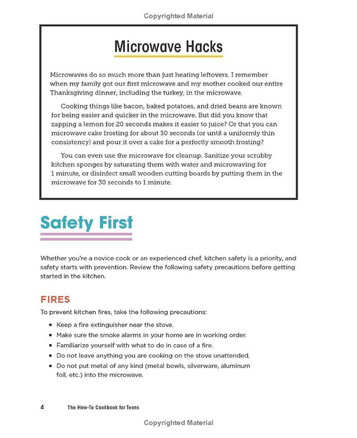 The How-To Cookbook for Teens: 100 Easy Recipes to Learn the Basics Spiral Bound