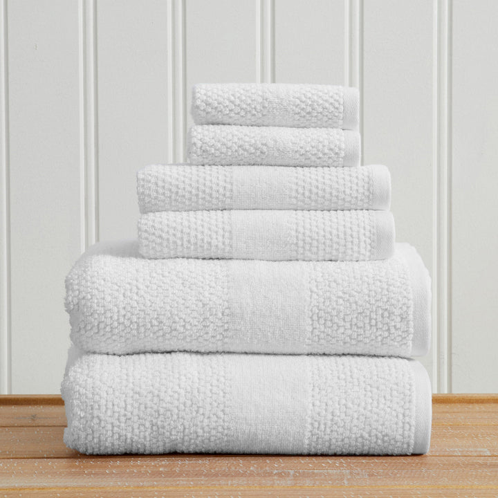 Cotton Woven Bath Towel Set - Marbella Collection