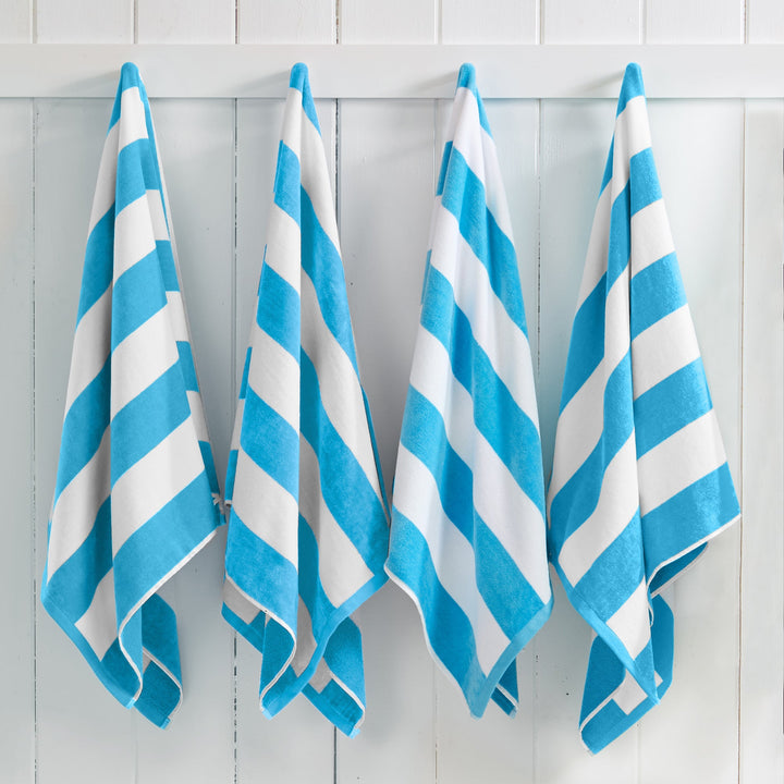 Cotton Velour Cabana Beach Towel - Novia Collection