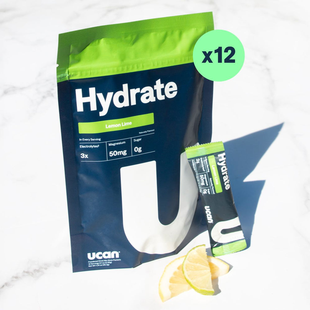 UCAN Lemon Lime Hydrate Electrolyte Packets