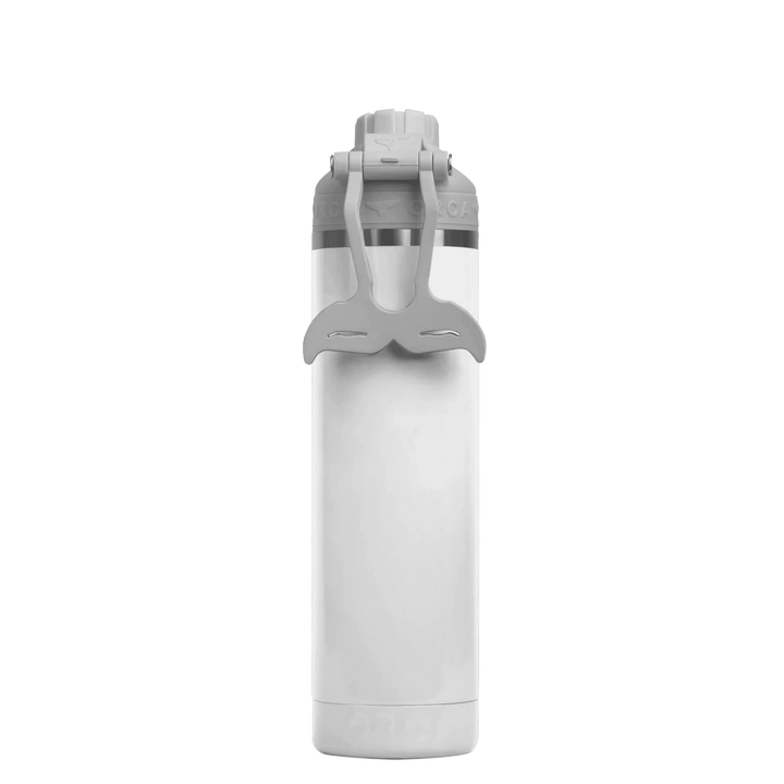 TRAPSKI HYDRA™ 22OZ Water Bottle with Powder Coat Finish & Silicone Grip Whale Tale Handle