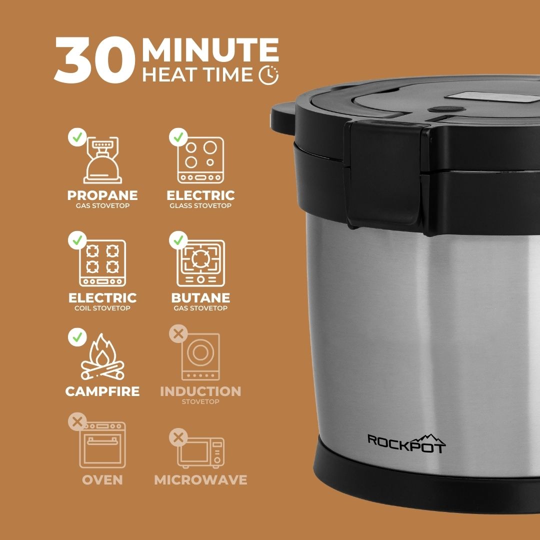 4QT RockPot Mini - Portable Cooking Pot for Easy Meals