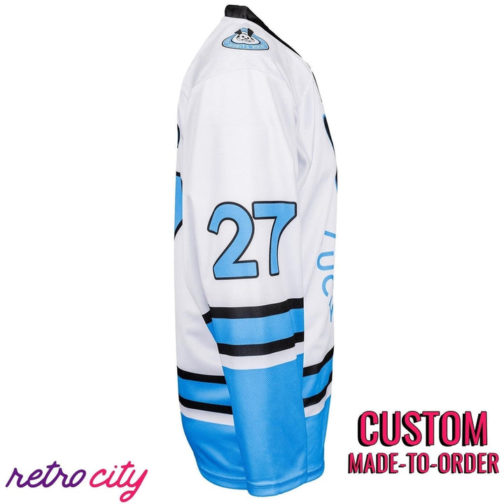 Custom Lucky Rabbits Oswald Hockey Jersey