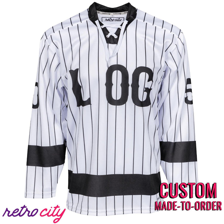 Custom Lace-Up Hockey Jersey - Kendall Roy Design