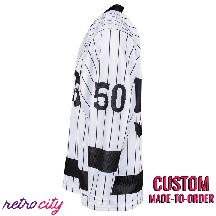Custom Lace-Up Hockey Jersey - Kendall Roy Design
