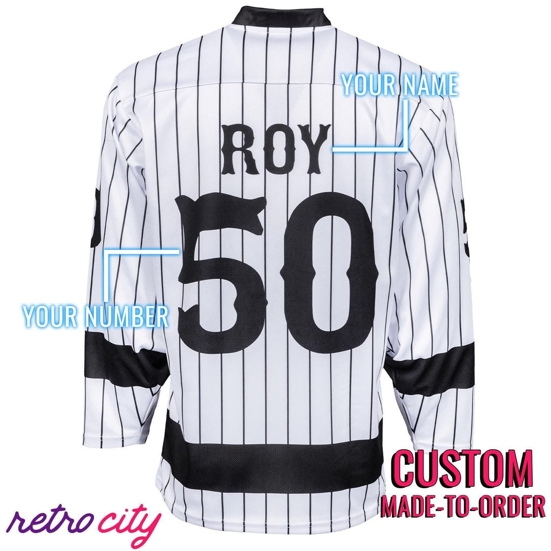 Custom Lace-Up Hockey Jersey - Kendall Roy Design