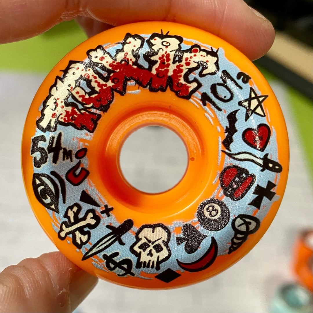 Toxic Team 54mm Hard Skateboard Wheels