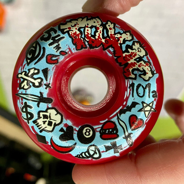 Toxic Team 54mm Hard Skateboard Wheels