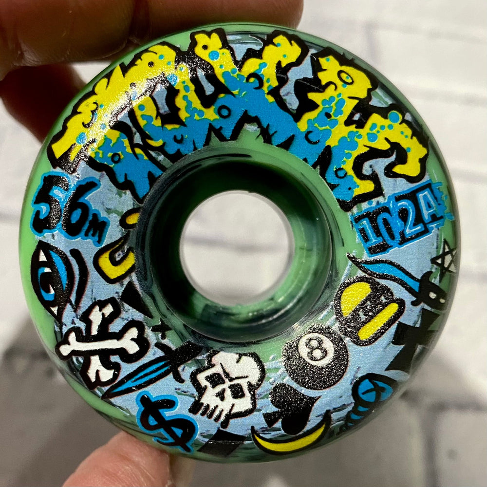 Toxic Team Wheels 56mm 102a | All-Terrain Speed & Grip