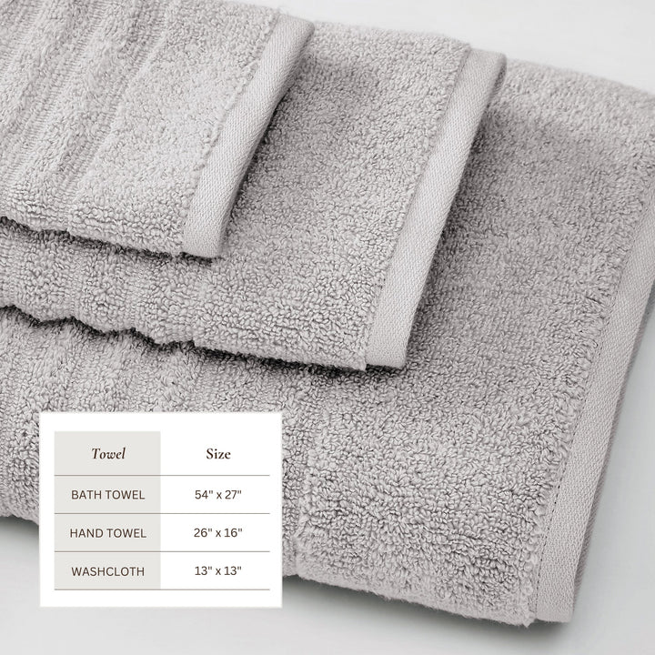 Combed Cotton Bath Towels - Karina Collection