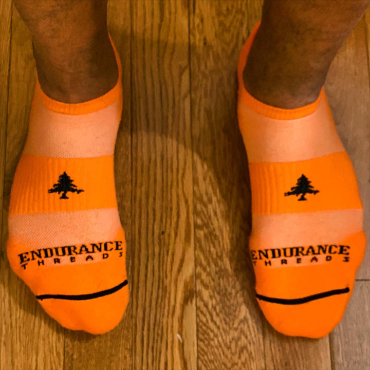 Incognito Tab Sock - Neon with Hidden Running Feature