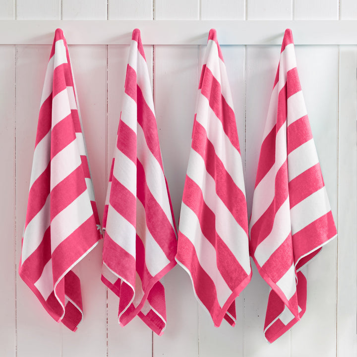 Cotton Velour Cabana Beach Towel - Novia Collection