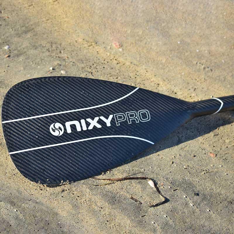 NIXY 3-Piece Adjustable 100% 3K Carbon Fiber SUP Pro Paddle