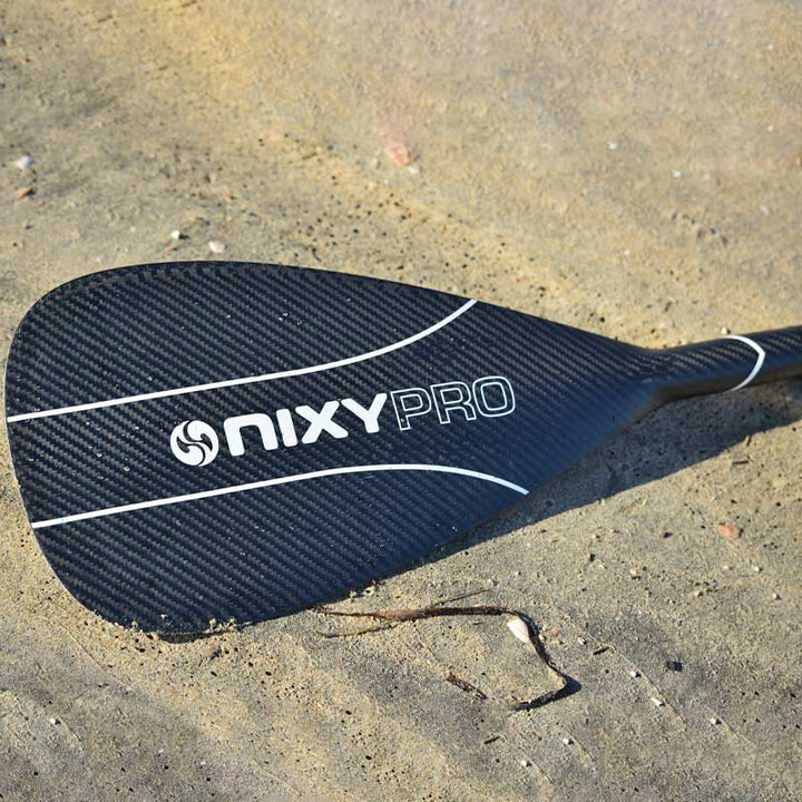 NIXY 3-Piece Adjustable 100% 3K Color Carbon Fiber SUP Pro Paddle