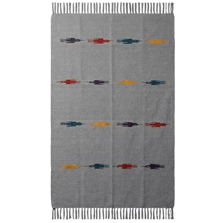 West Path Heather Grey Baja Thunderbird Blanket