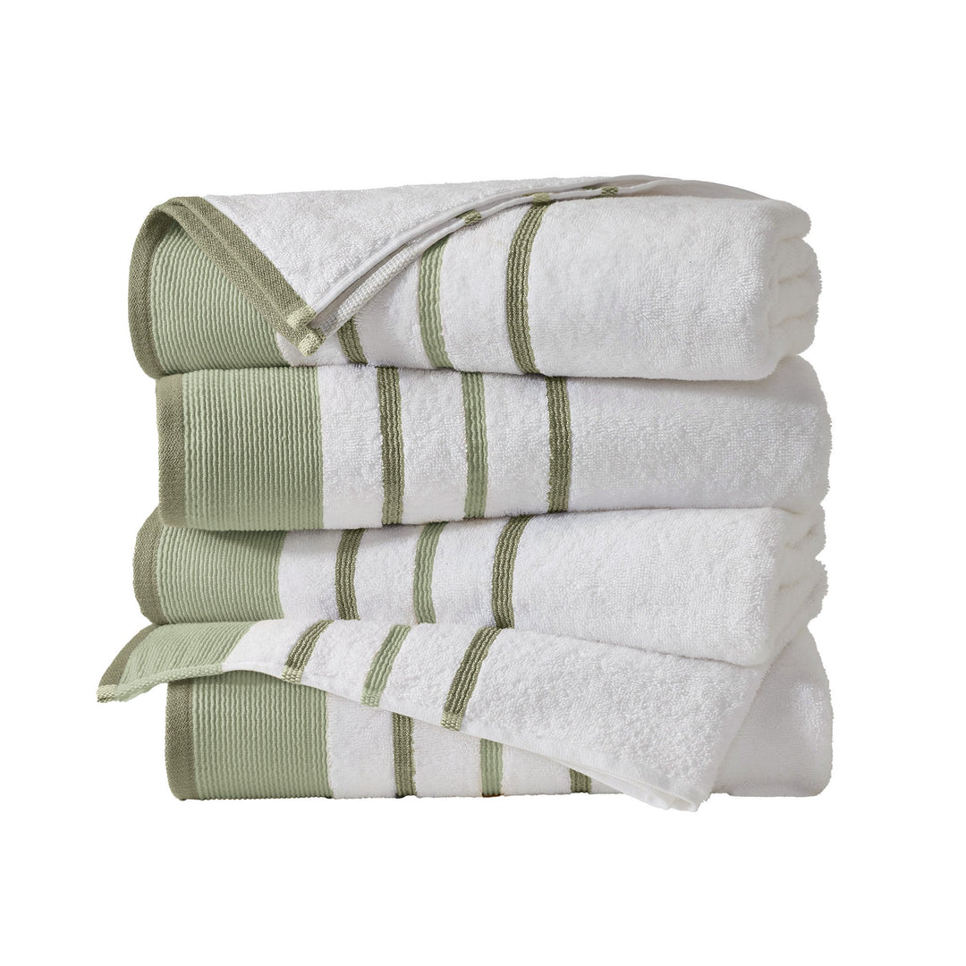 Cotton Stripe Bath Towel Set - Noelle Collection