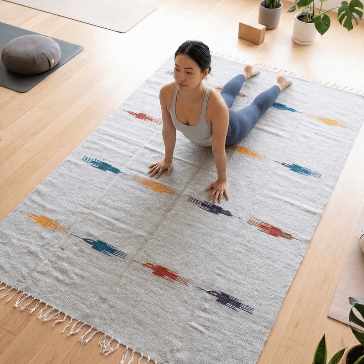 West Path Heather Grey Baja Thunderbird Blanket