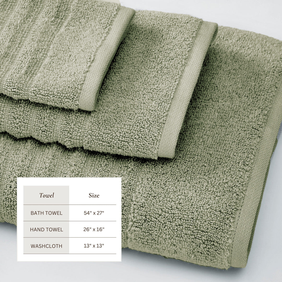 Combed Cotton Bath Towels - Karina Collection