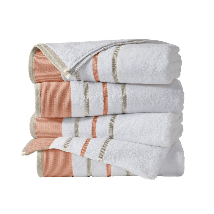 Cotton Stripe Bath Towel Set - Noelle Collection