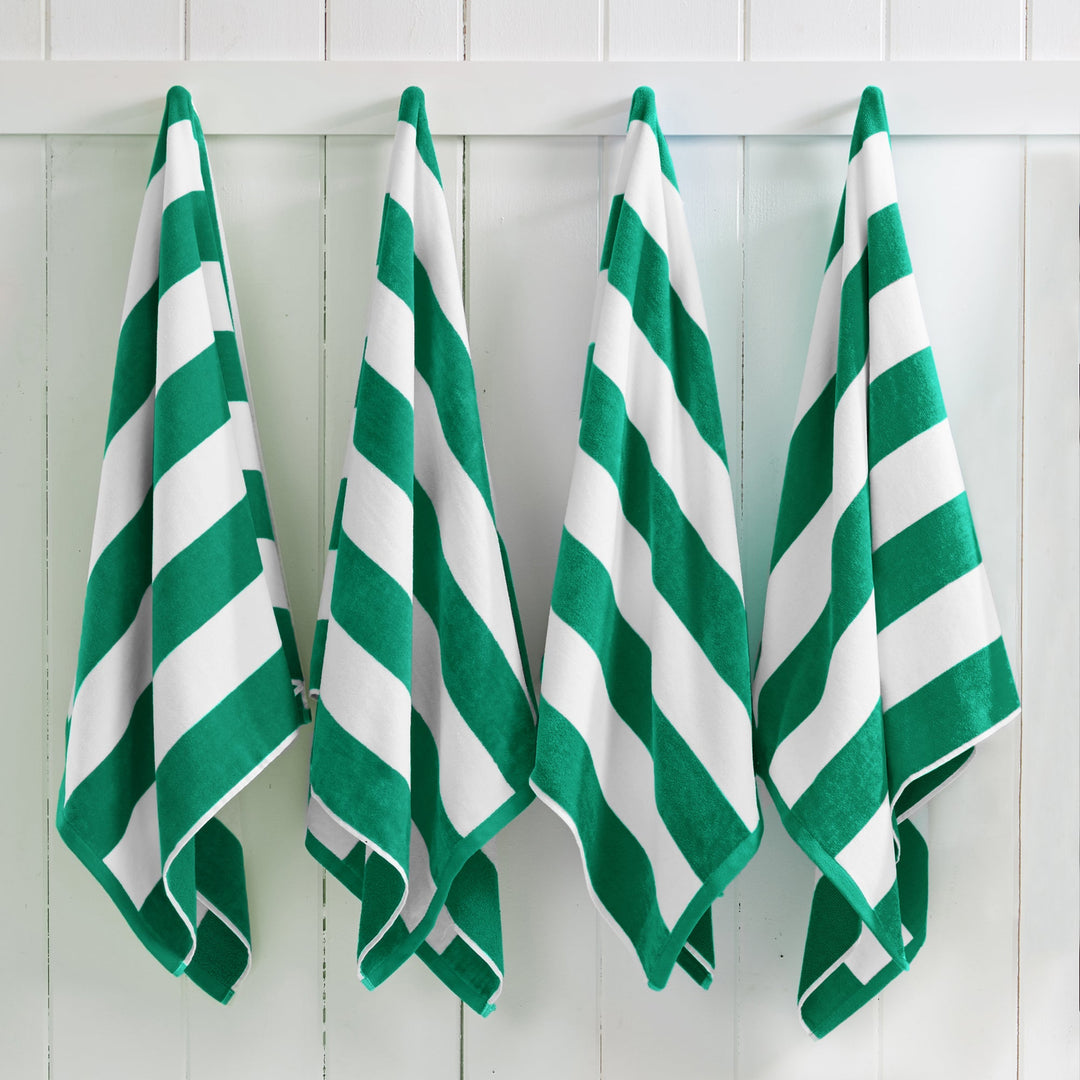 Cotton Velour Cabana Beach Towel - Novia Collection