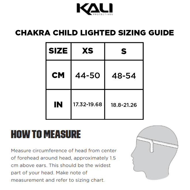 Kali Protectives Chakra Child Lighted Helmet