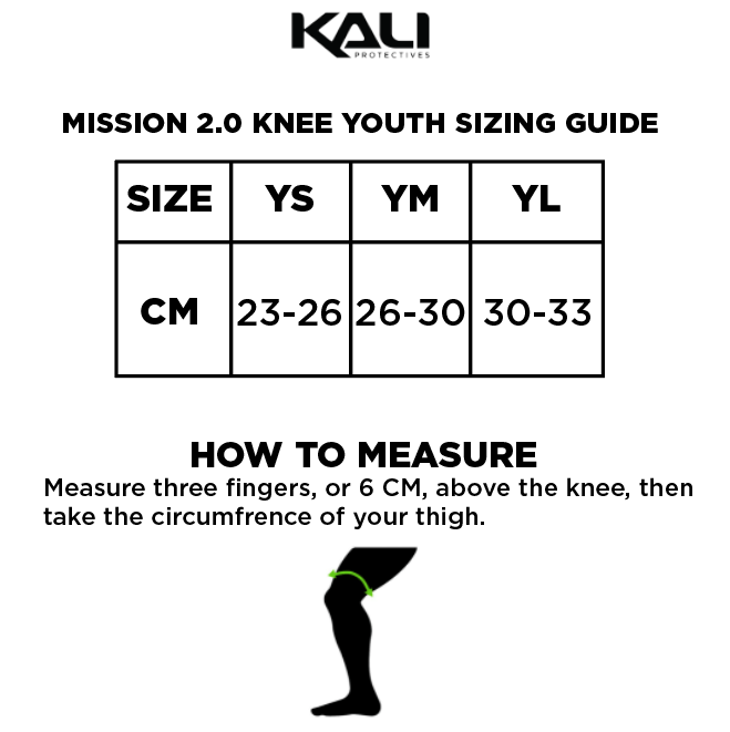 Kali Protectives Mission 2.0 Youth Knee Guards