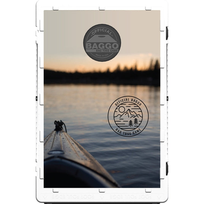 Kayak on Lake Bag Toss Game by BAGGO