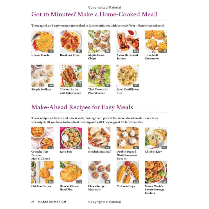 Keto Air Fryer: 100+ Delicious Low-Carb Recipes to Heal Your Body & Help You Lose Weight Spiral Bound