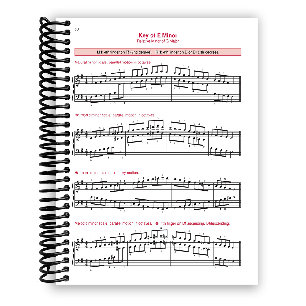 The Complete Book of Scales, Chords, Arpeggios & Cadences Spiral Bound