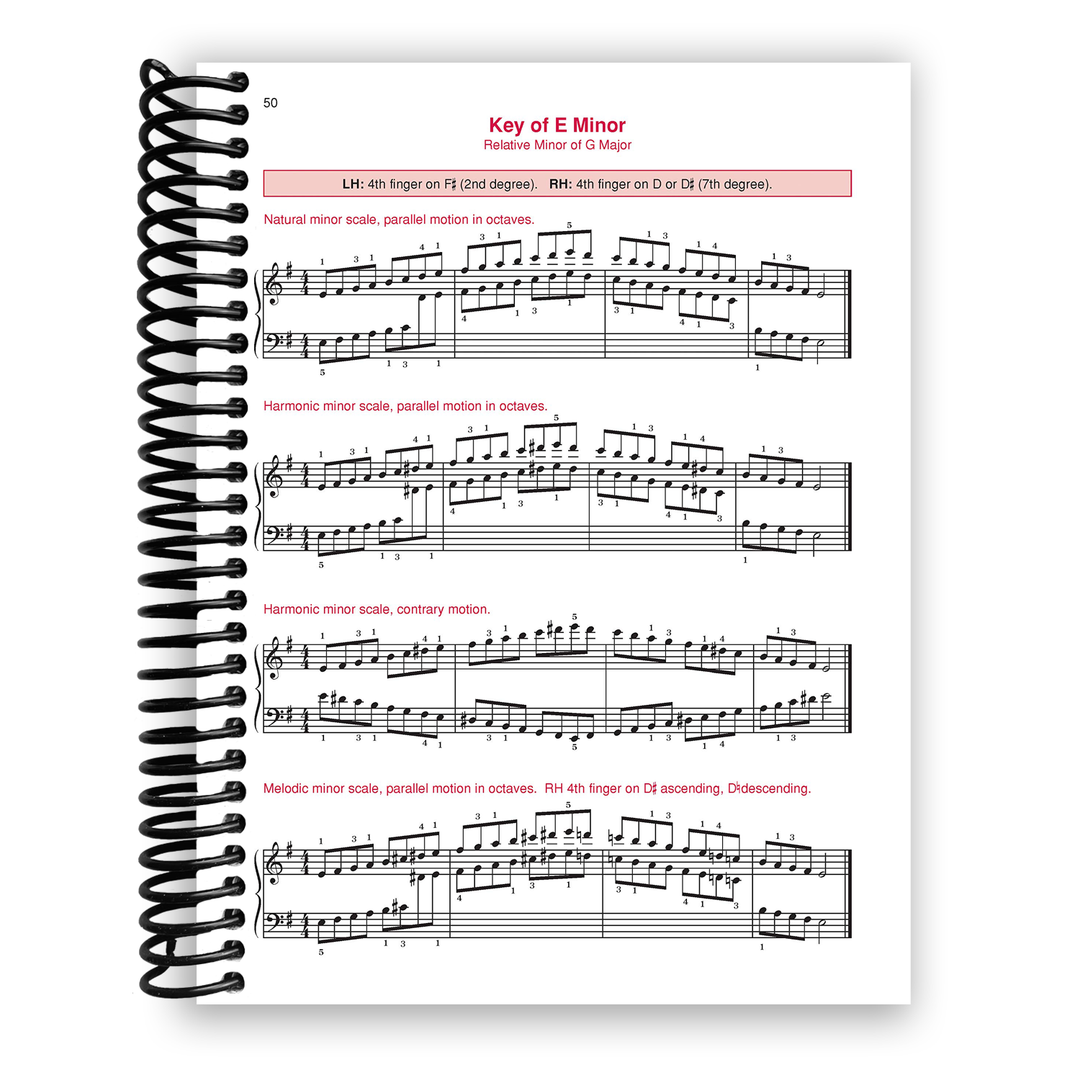 The Complete Book of Scales, Chords, Arpeggios & Cadences Spiral Bound