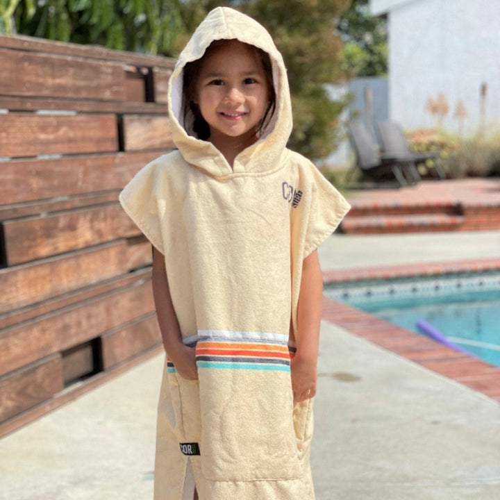 COR Surf Retro Sand Changing Towel Poncho - Kids Small