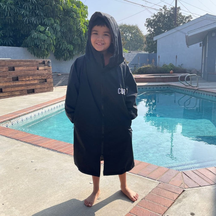 COR Surf Waterproof Swim Parka | XS-XL Black