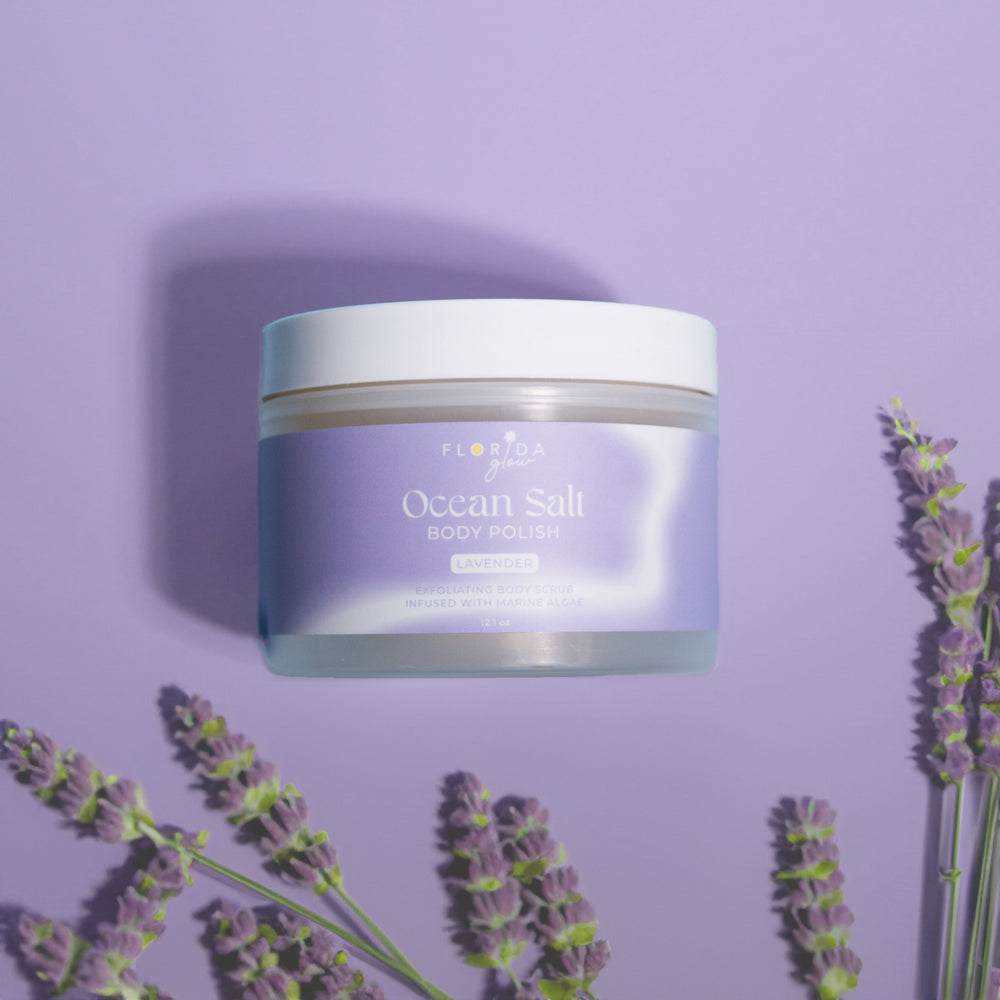 Florida Glow Lavender Ocean Salt Body Polish