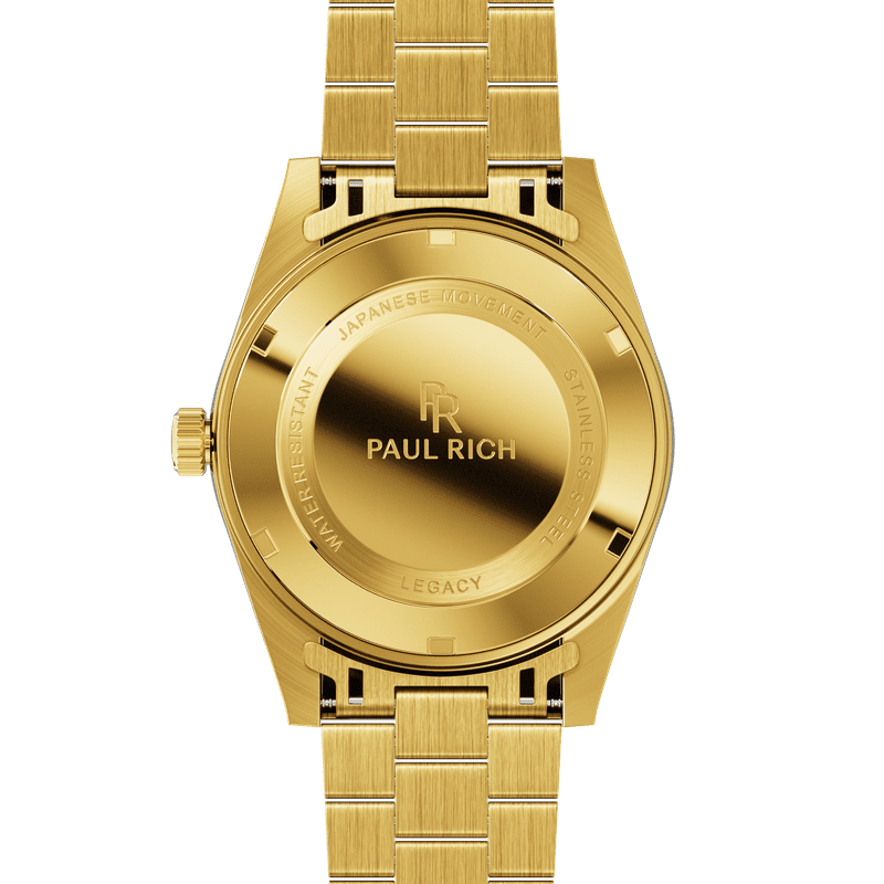 Limited Rainbow Legacy Gold Watch - Vibrant Style and Precision