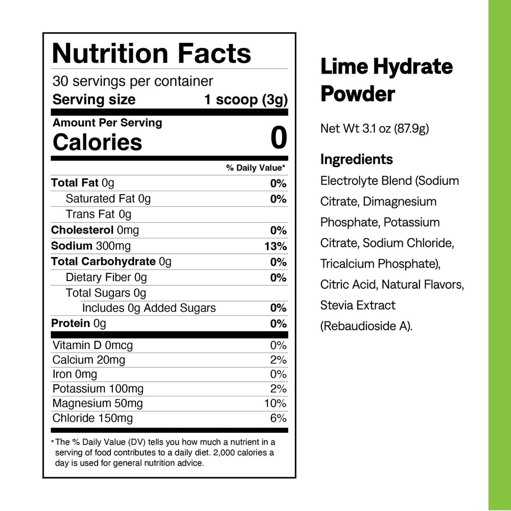 UCAN Lemon Lime Hydrate Electrolyte Jar