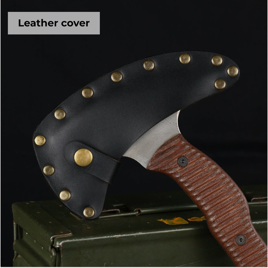 AncientSmithy Compact tactical tomahawk with blade and polymer composite handle