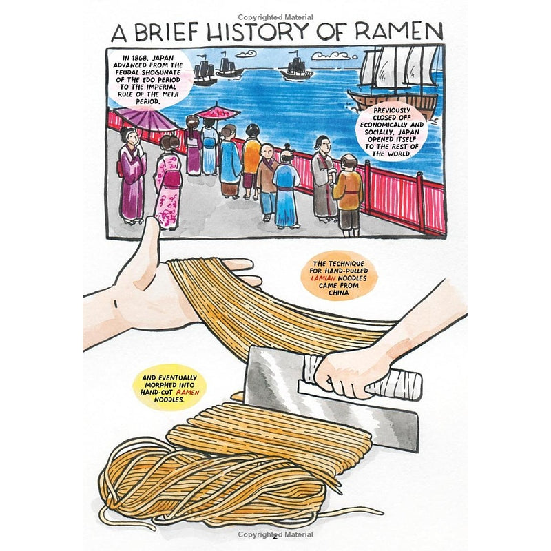 Let's Make Ramen!: A Comic Book Cookbook Spiral-Bound