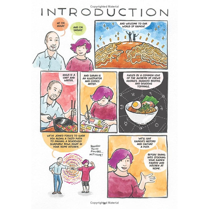 Let's Make Ramen!: A Comic Book Cookbook Spiral-Bound