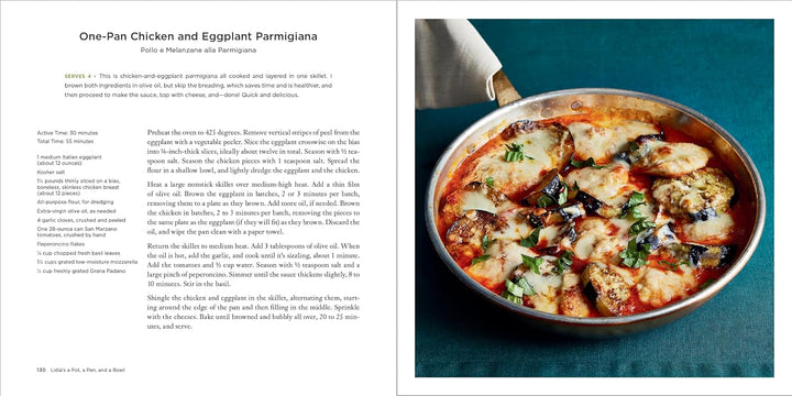 Lidia's a Pot, a Pan, and a Bowl: Simple Recipes for Perfect Meals: A Cookbook Spiral bound