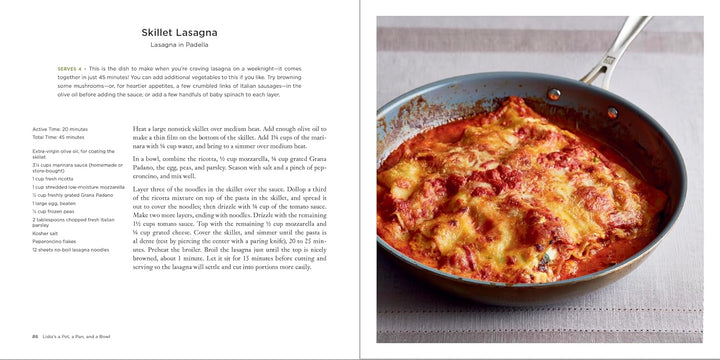 Lidia's a Pot, a Pan, and a Bowl: Simple Recipes for Perfect Meals: A Cookbook Spiral bound