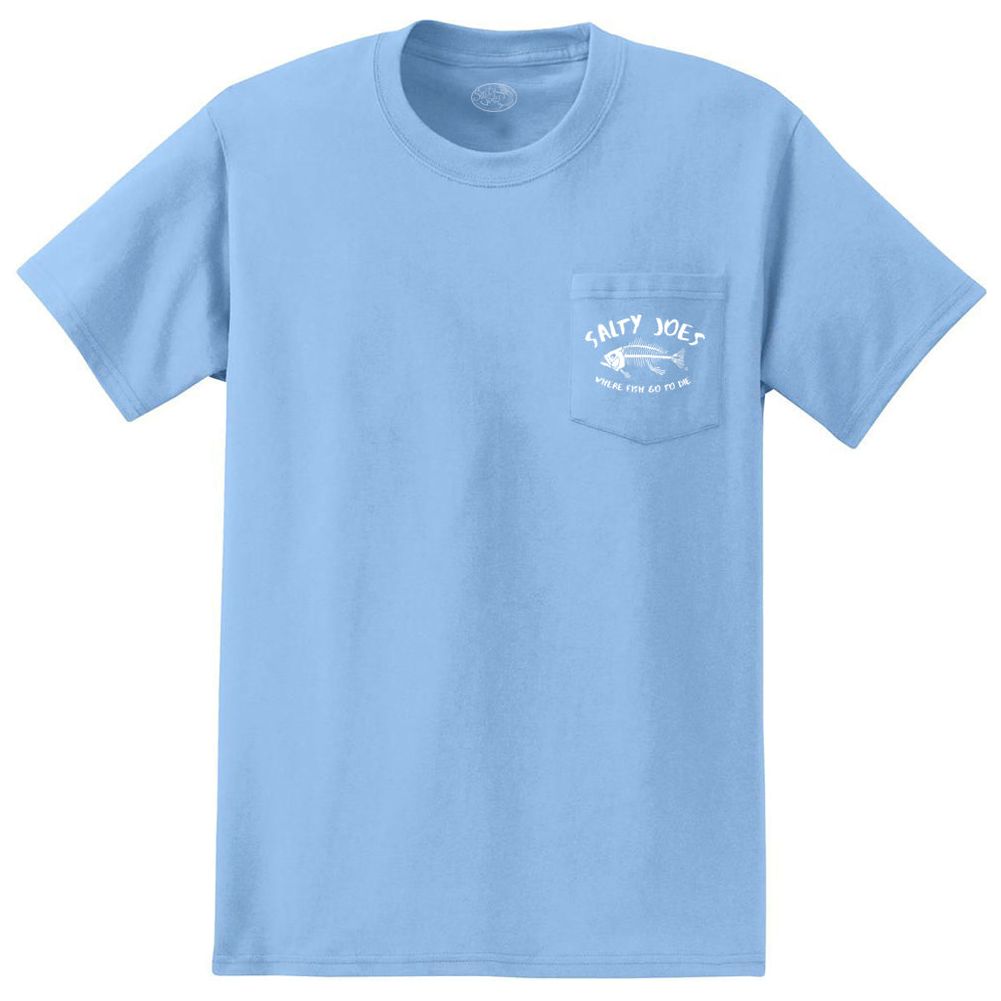 Salty Joe's "Where Fish Go To Die" Heavyweight Pocket Tee