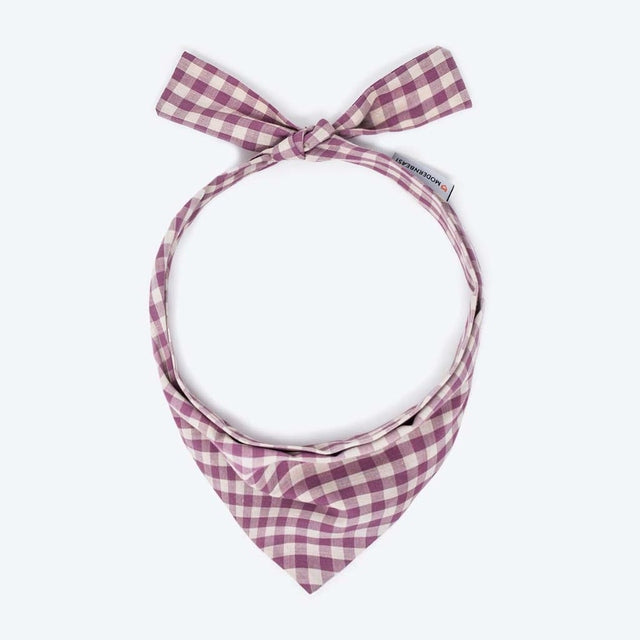 GINGHAM BANDANA