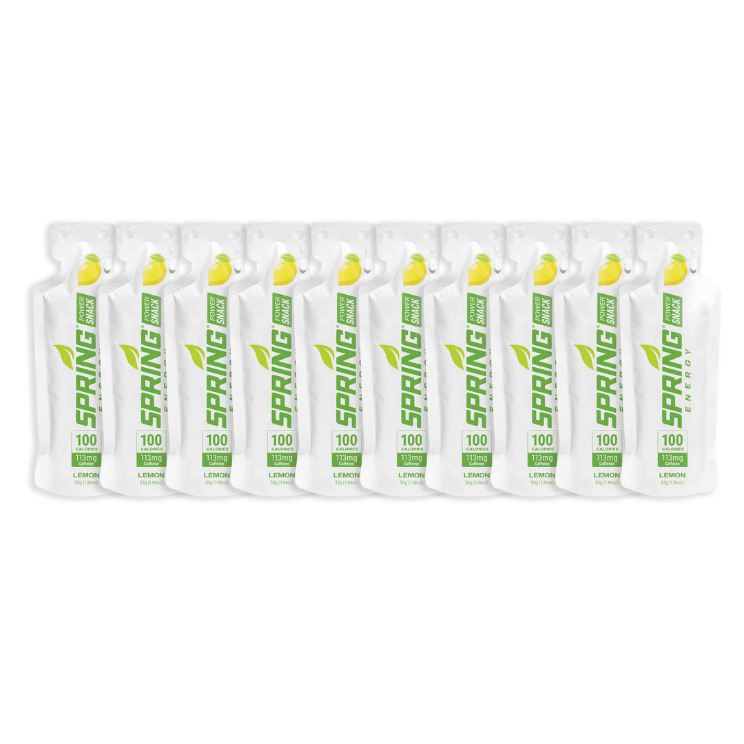 myspringenergy Lemon Power Snack with 113 mg of Caffeine 100 Kcal