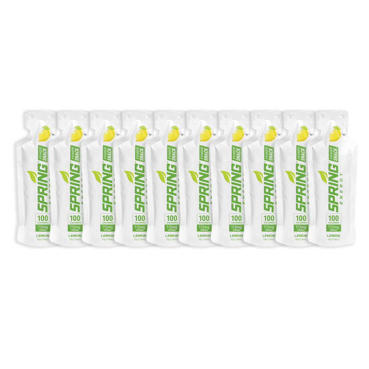 myspringenergy Lemon Power Snack with 113 mg of Caffeine 100 Kcal