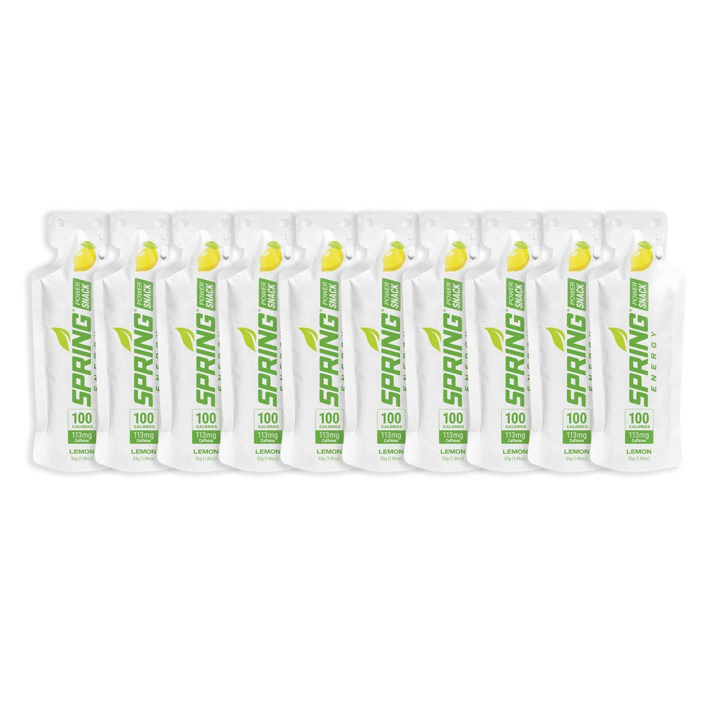 myspringenergy Lemon Power Snack with 113 mg of Caffeine 100 Kcal