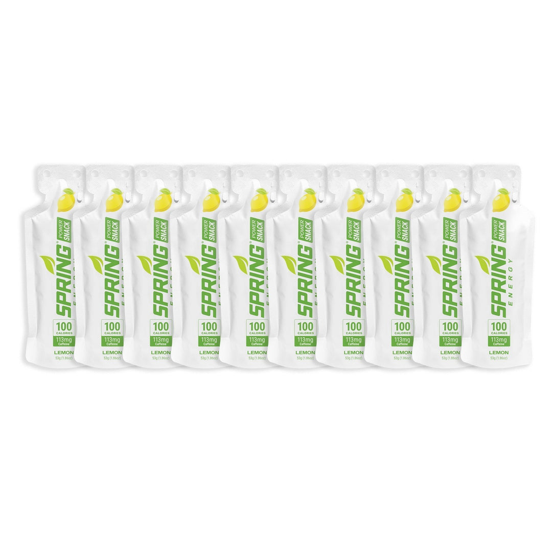 myspringenergy Lemon Power Snack with 113 mg of Caffeine 100 Kcal