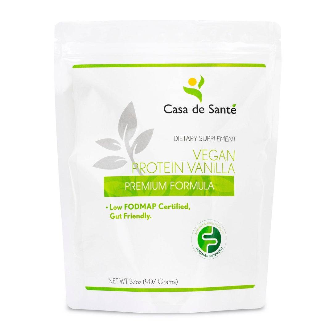 casa de sante Low FODMAP Certified Elemental Vegan Protein Powder Gut Friendly, Gluten, Dairy, Soy, Grain & Sugar Free Keto Paleo Low Carb No Seed Oil + Superfoods