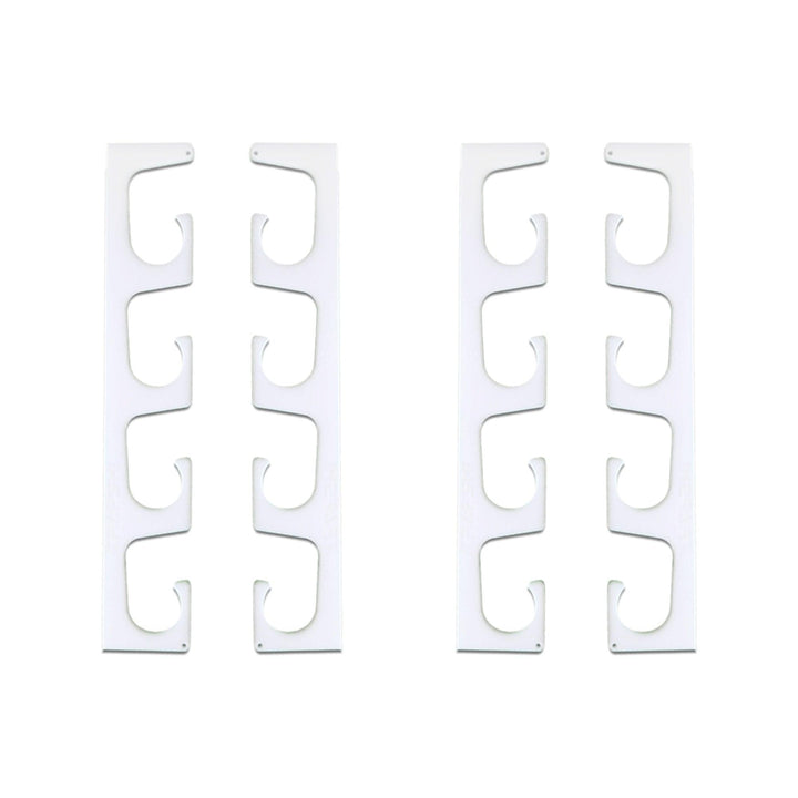 TRAPSKI Fishing Rod/Pole Holder Rack Organizers | Wall or Ceiling Mounted Fishing Rod Rack | Durable Marine Grade HDPE Plastic | Fishing Pole Holder Holds up to 6 or 12 + Stackable Storage