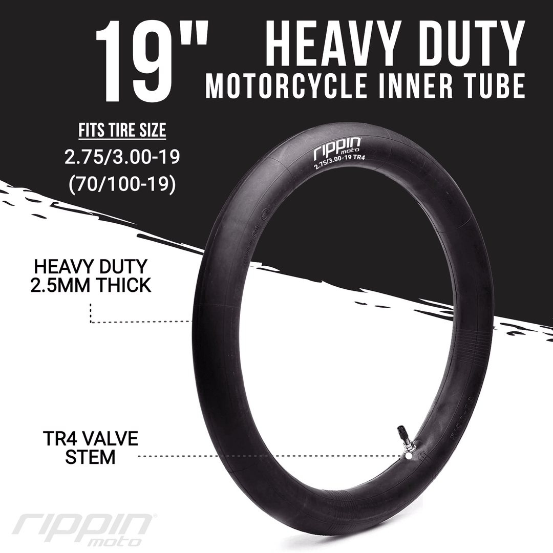 Rippin Moto 70/100-19 E-Moto 19" Inner Tube 2.75/3.00-19 for Surron, E-Ride PRO & Talaria